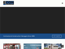 Tablet Screenshot of econconstructioninc.com